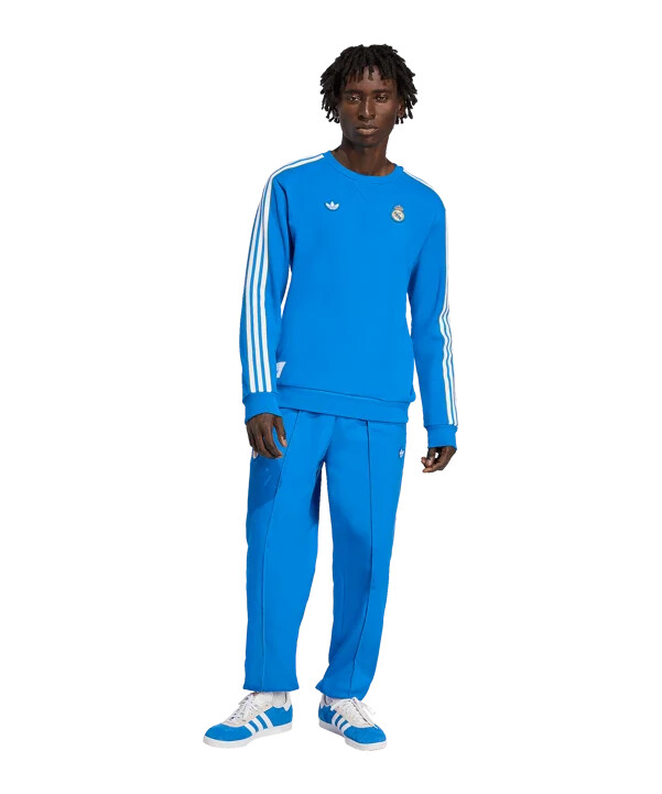 mikina adidas real madrid icon modrá