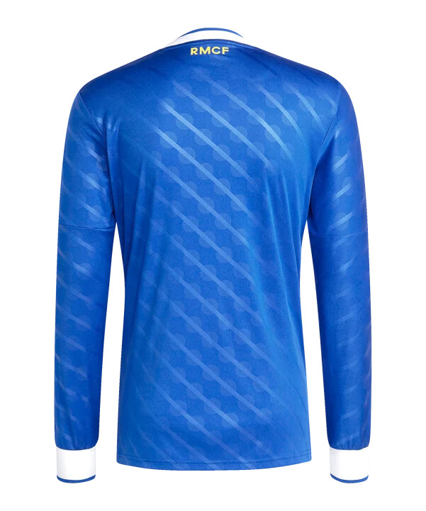 adidas real madrid dres s dlouhým rukávem 3. ročník 20252026 modrý