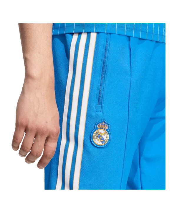 modré tepláky adidas real madrid icon
