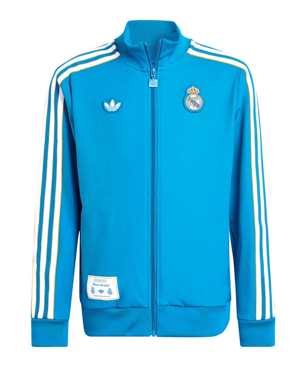 dětská mikina adidas real madrid icon track modrá