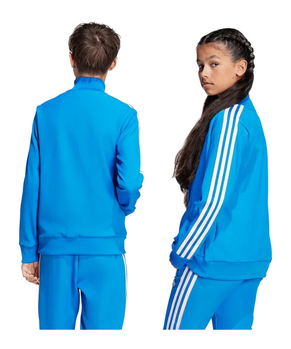 dětská mikina adidas real madrid icon track modrá