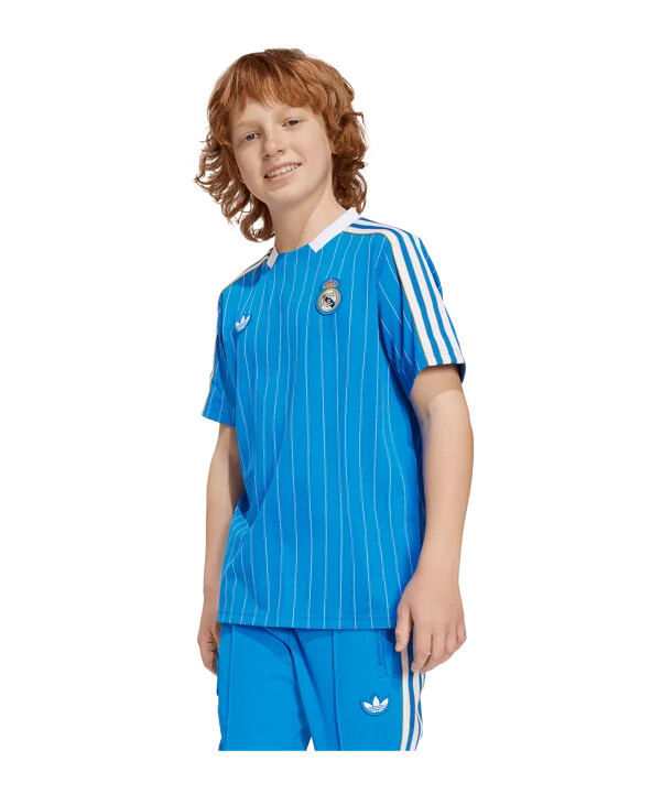 dětský dres adidas real madrid icon modrý