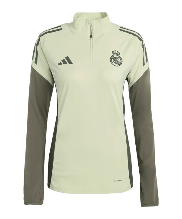 dětská tréninková mikina adidas real madrid tiro25 competition 20252026 zelená