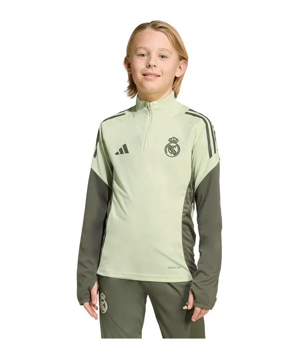 dětská tréninková mikina adidas real madrid tiro25 competition 20252026 zelená