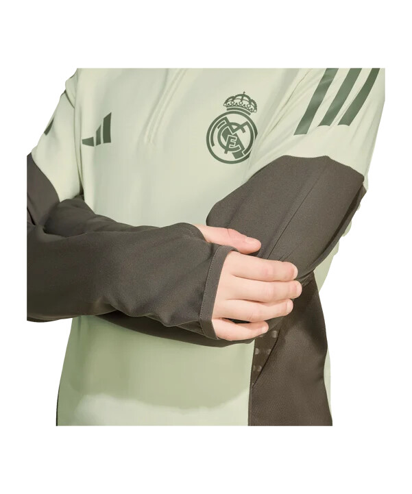 dětská tréninková mikina adidas real madrid tiro25 competition 20252026 zelená