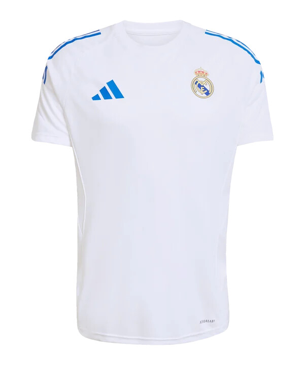 tréninkový dres adidas real madrid tiro25 competition 20252026 bílý