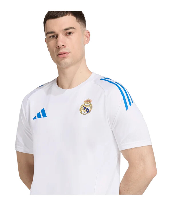 tréninkový dres adidas real madrid tiro25 competition 20252026 bílý
