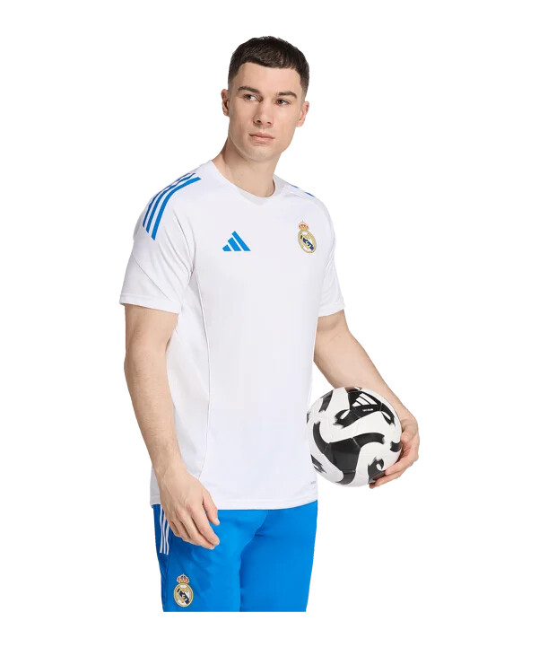tréninkový dres adidas real madrid tiro25 competition 20252026 bílý