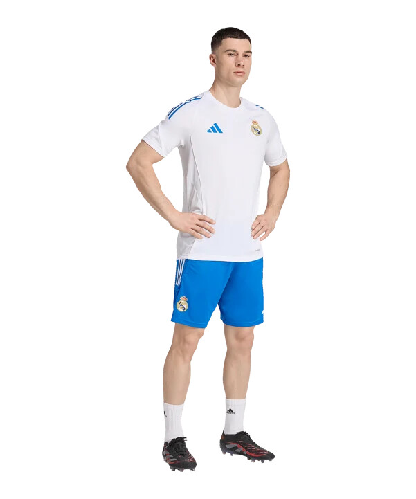 tréninkový dres adidas real madrid tiro25 competition 20252026 bílý