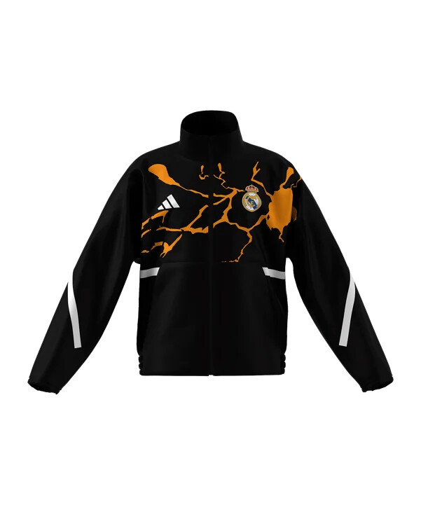 dětská bunda adidas real madrid avengers anthem černá