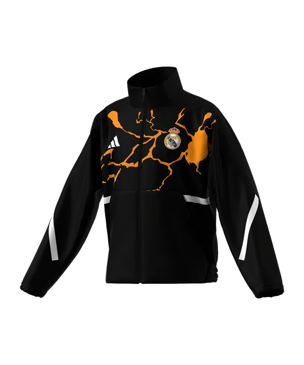 dětská bunda adidas real madrid avengers anthem černá