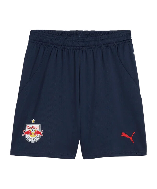 puma rb salzburg kraťasy 3rd 20242025 dětské modré f03