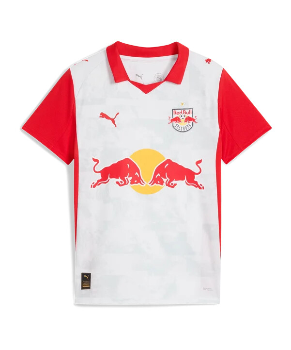 dětský domácí dres puma red bull salzburg 20252026 bílý f01