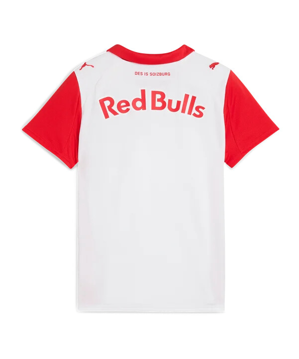 dětský domácí dres puma red bull salzburg 20252026 bílý f01