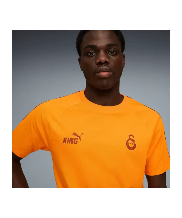 puma galatasaray istanbul king tričko oranžové f06