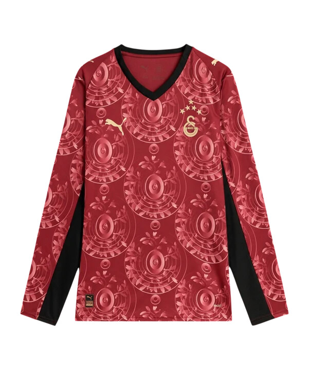 puma galatasaray istanbul dres s dlouhým rukávem 3. kolo 20252026 červený f03
