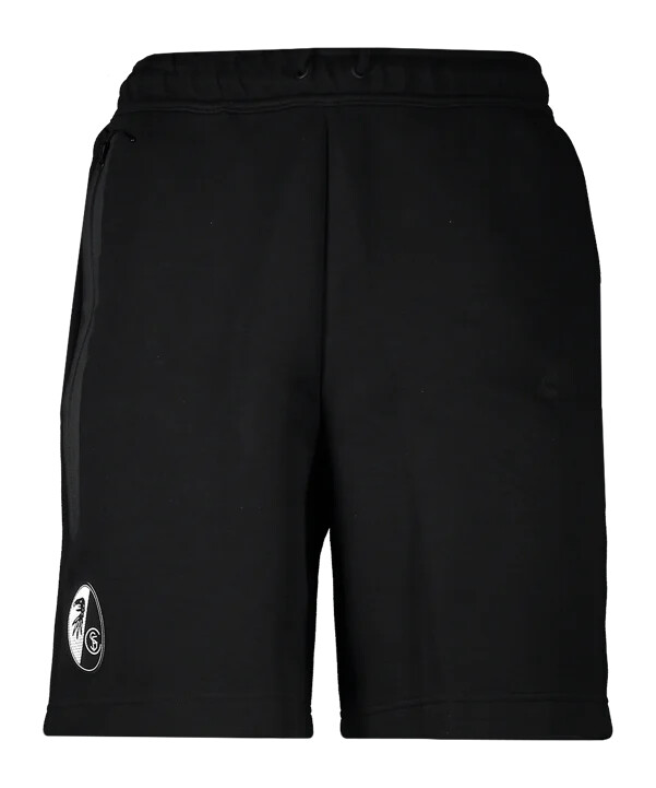 pánské kraťasy nike sc freiburg tech fleece s kapucí černé f010