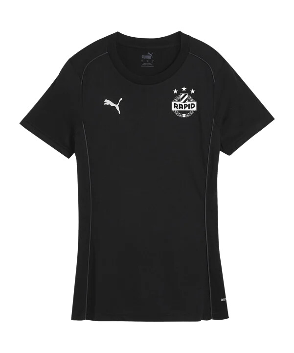 puma sk rapid vienna casual t-shirt dámské černé f03