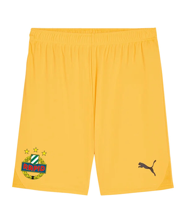 brankářské kraťasy puma sk rapid wien 20242025 dětské oranžové f61