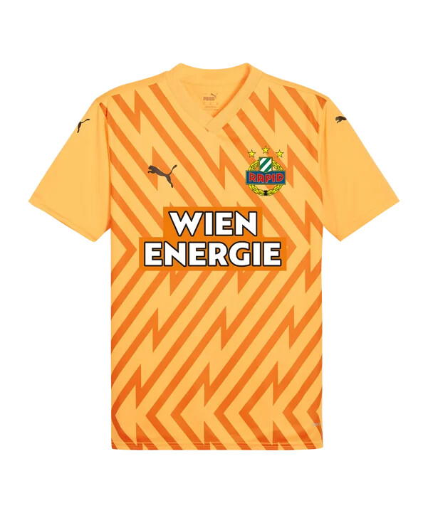 dětský brankářský dres puma sk rapid 20242025 žlutý f61