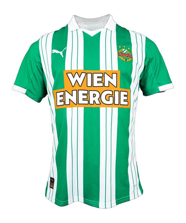 dětský domácí dres puma sk rapid wien 20252026 zelený f01