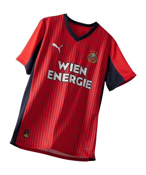 venkovní dres puma sk rapid vídeň 20252026 Červený f01