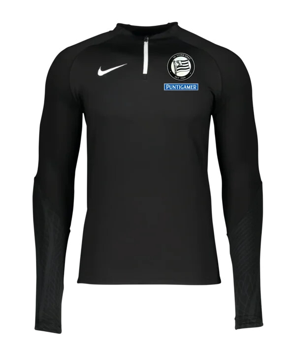 mikina nike sturm graz half zip Černá f010