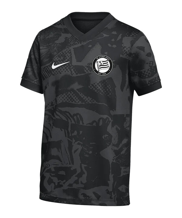 dětské tričko nike sk sturm graz prematch 20252026 černé f010