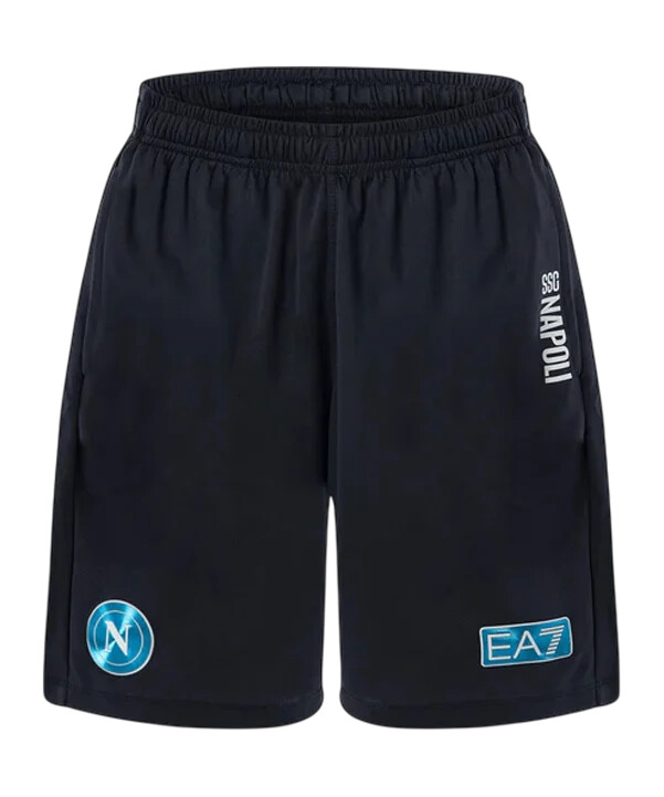 tréninkové kraťasy ea7 ssc napoli 20252026 Černé