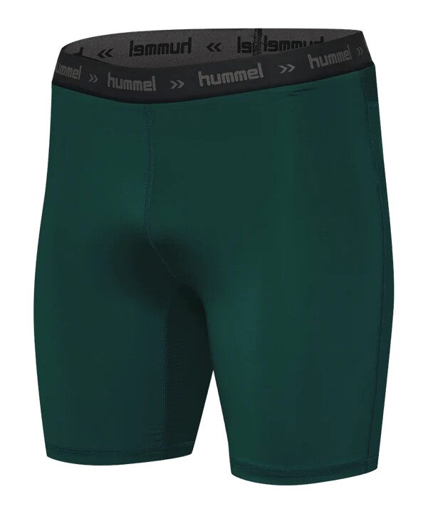 hummel smu print baselayer short green f5069