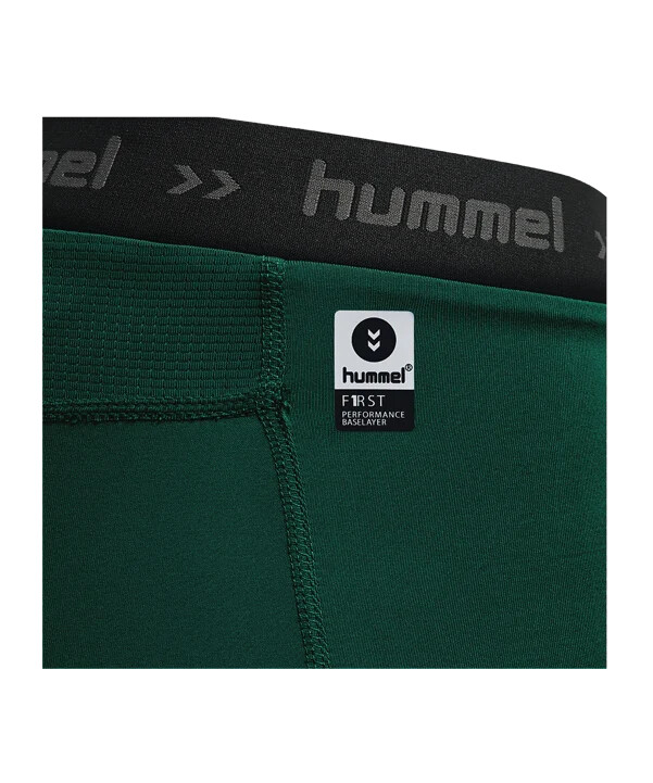 hummel smu print baselayer short green f5069