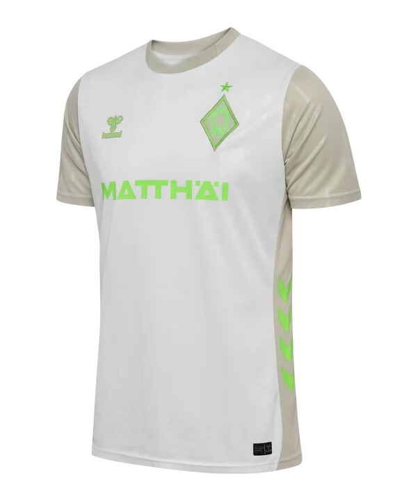venkovní dres hummel sv werder bremen 20252026 bílý f9540