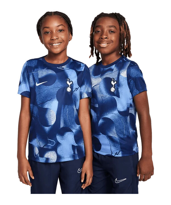 dětský předzápasový dres nike tottenham hotspur 20242025 modrý f425
