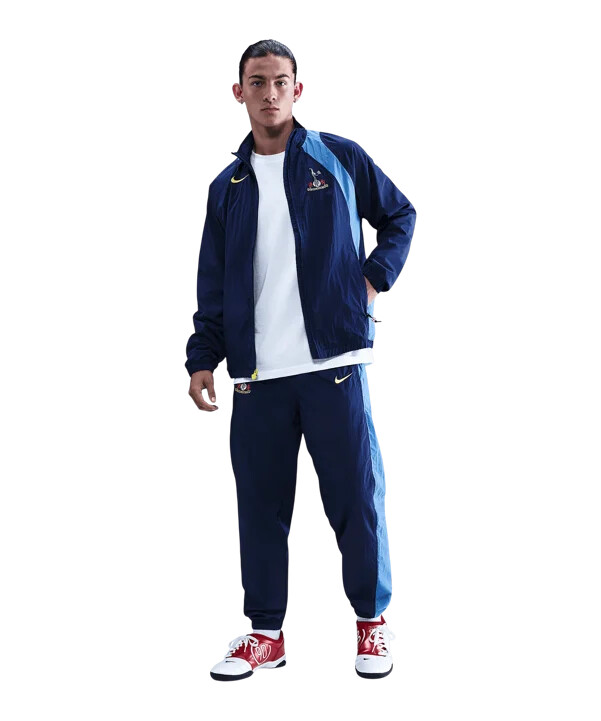 tepláková bunda nike tottenham hotspur t90 modrá f492