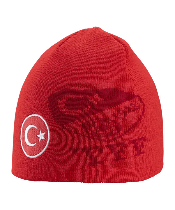 tff türkiye beanie classic em 2024 červená
