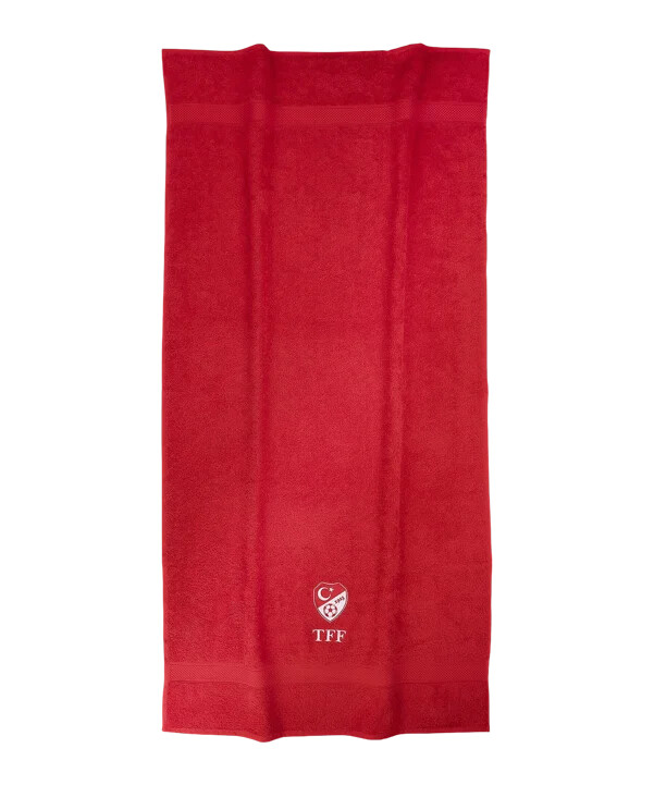ručník tff türkiye 70x140cm euro 2024 červený