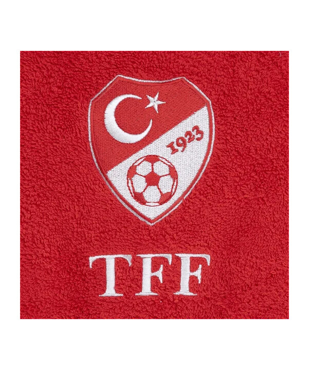 ručník tff türkiye 70x140cm euro 2024 červený