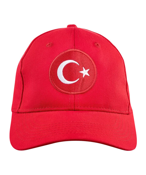 dětská čepice tff türkiye logo em 2024 červená