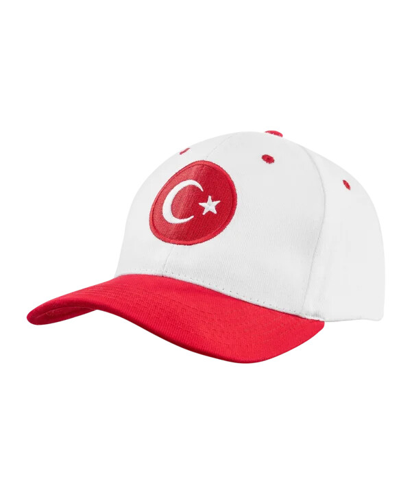 Čepice tff türkiye euro 2024 bílá červená