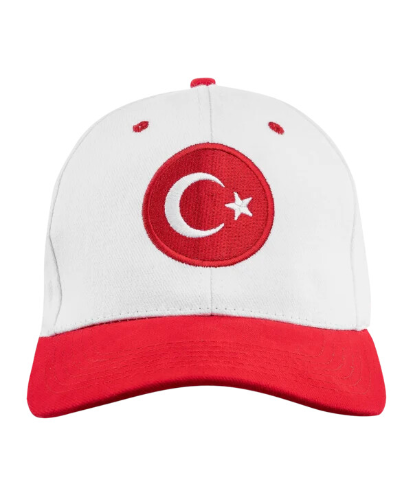 Čepice tff türkiye euro 2024 bílá červená