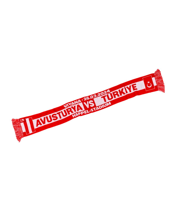 tff türkiye scarf match euro 2024 red