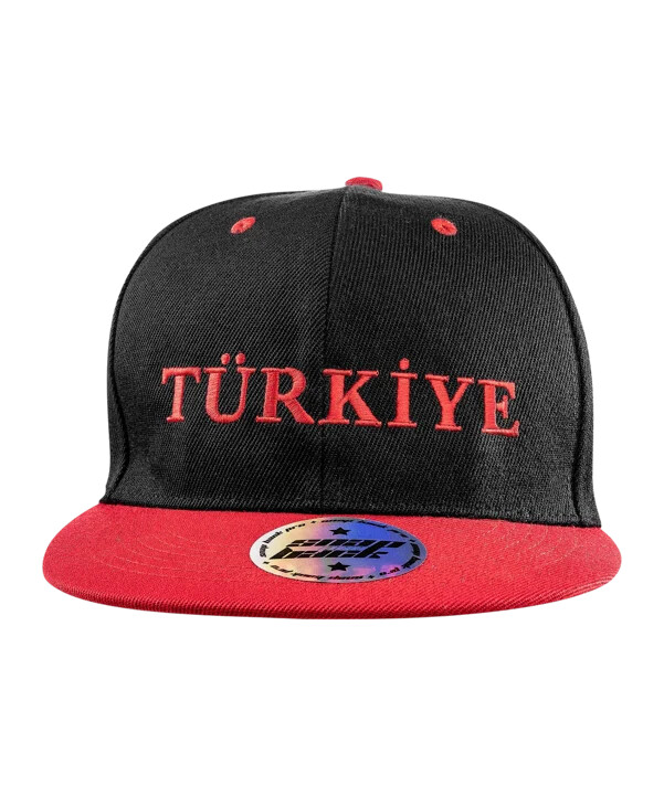 tff türkiye flat cap euro 2024 black