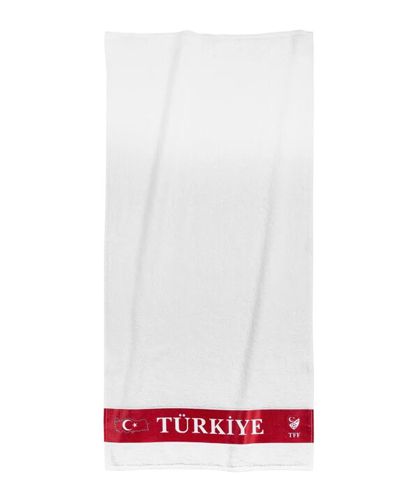 ručník tff türkiye 50x100cm euro 2024 bílý