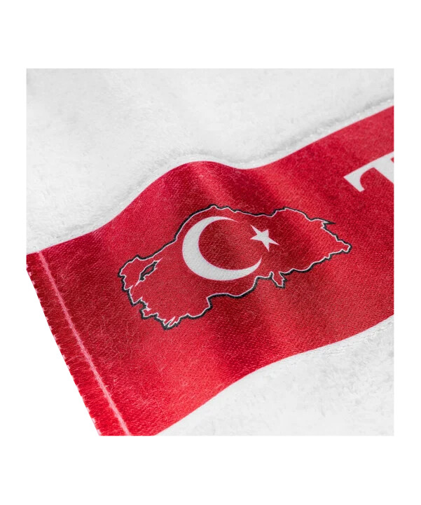 ručník tff türkiye 50x100cm euro 2024 bílý