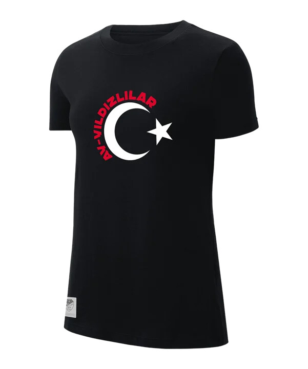 tričko nike tff me 2024 damen schwarz