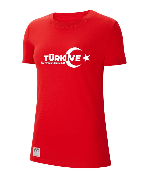 dámské tričko nike tff ec 2024 damen red