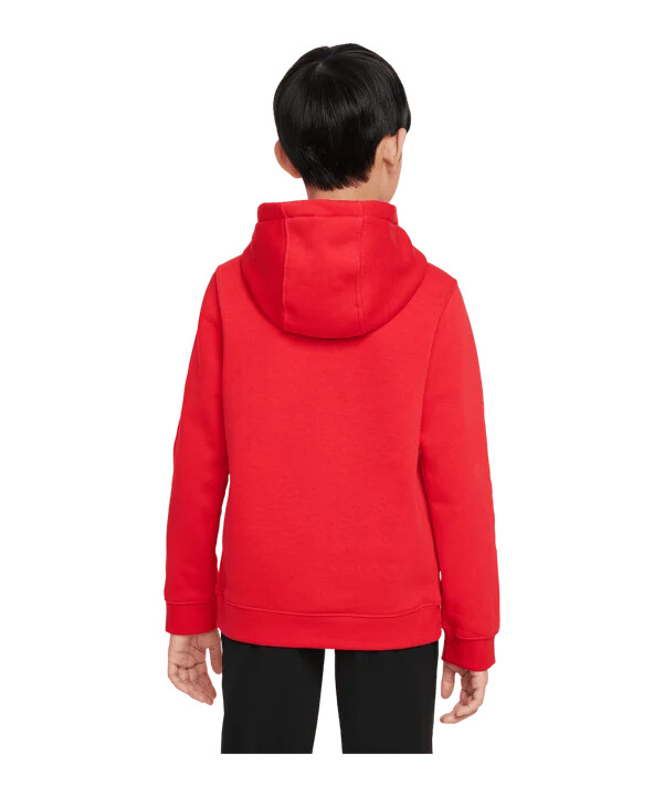 dětská mikina s kapucí nike tff hoody ec 2024 rot