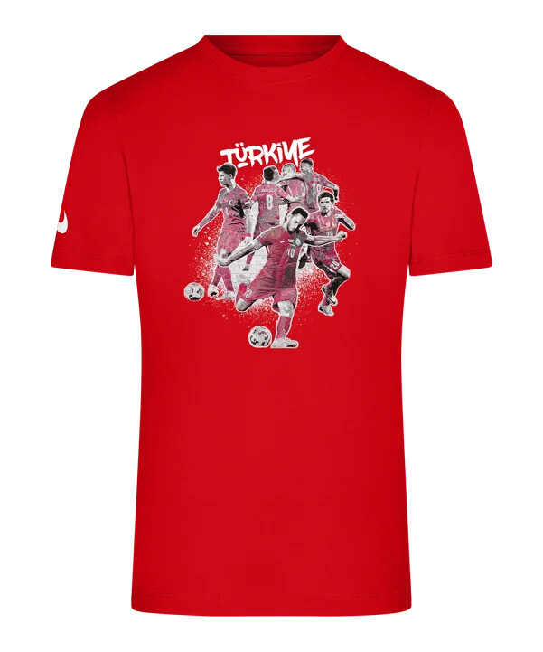 tričko nike turkey tff team proud rot f657