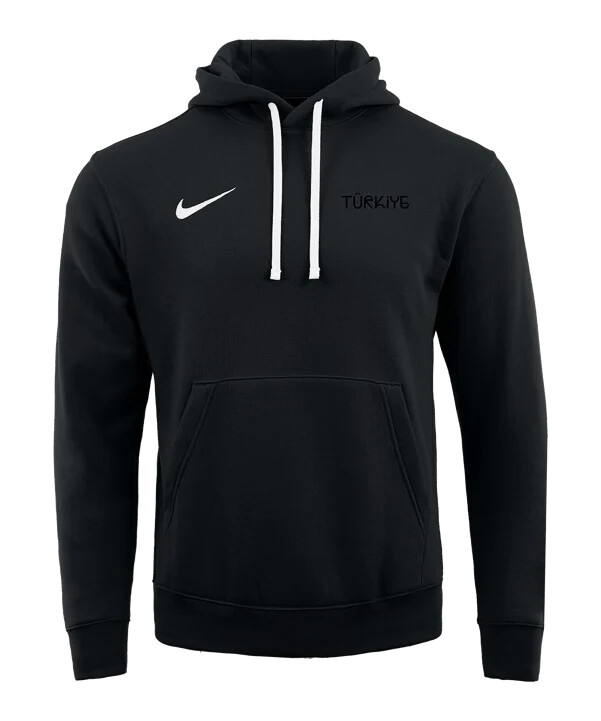 dětská mikina s kapucí nike türkiye black series černá f010