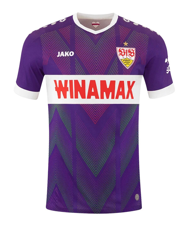 brankářský dres jako vfb stuttgart venkovní 20242025 fialový f663